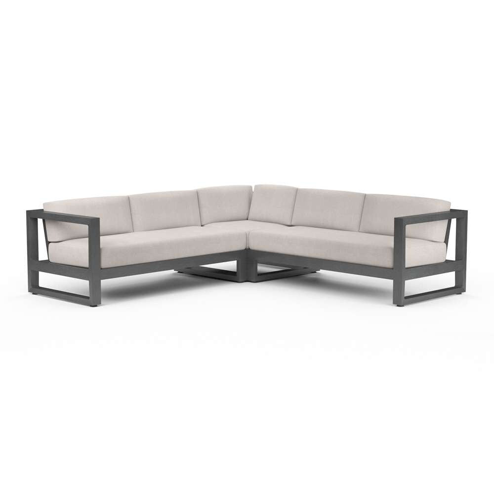 Sunset West - Redondo Sectional in Canvas Natural, No Welt - SW3801-SEC-5404 veiw 1