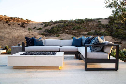 Sunset West - Redondo Sectional in Cast Silver, No Welt - SW3801-SEC-SLV-STKIT veiw 3