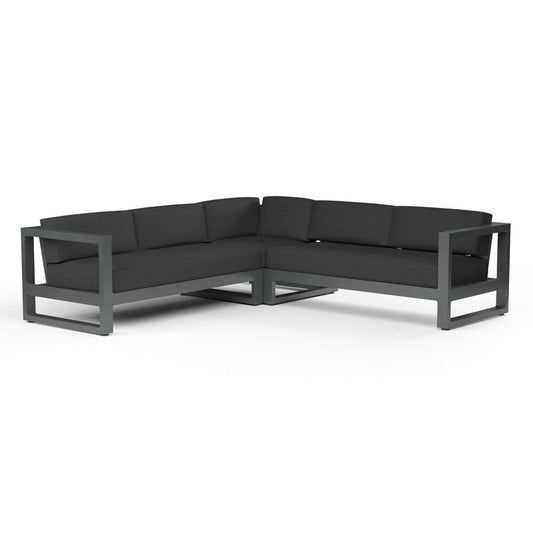 Sunset West - Redondo Sectional in Spectrum Carbon, No Welt - SW3801-SEC-48085 veiw 1