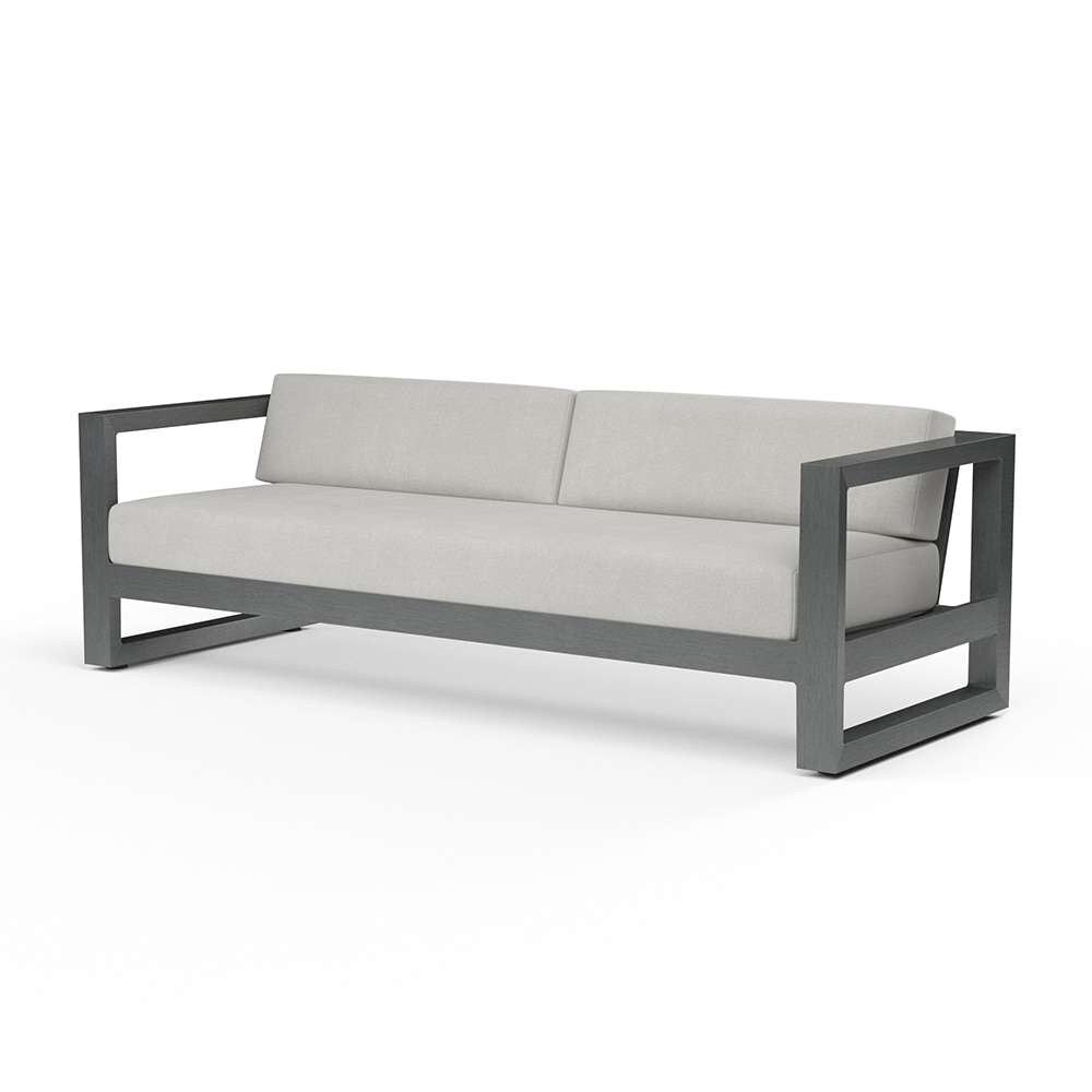 Sunset West - Redondo Sofa in Cast Silver, No Welt - SW3801-23-SLVR-STKIT veiw 1