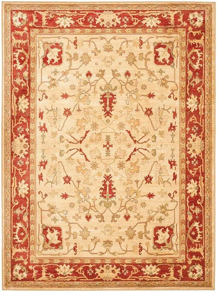 Lauren Ralph Lauren - Oushak Rug - 3-3in X 5-3in - Ivory / Red veiw 1