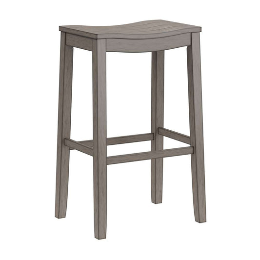 Hillsdale Furniture - Fiddler Wood Backless Bar Height Stool, Aged Gray - 4583-831 veiw 1