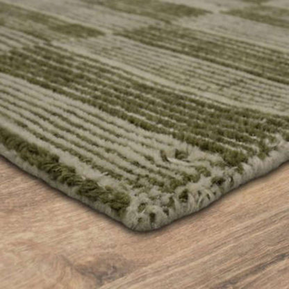 Karastan - Bobby Berk Broken Stripe Moss 5 x 8 Area Rug - R1091-214-060096-IB veiw 3