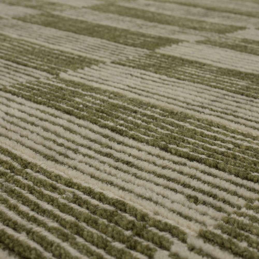 Karastan - Bobby Berk Broken Stripe Moss 5 x 8 Area Rug - R1091-214-060096-IB veiw 4