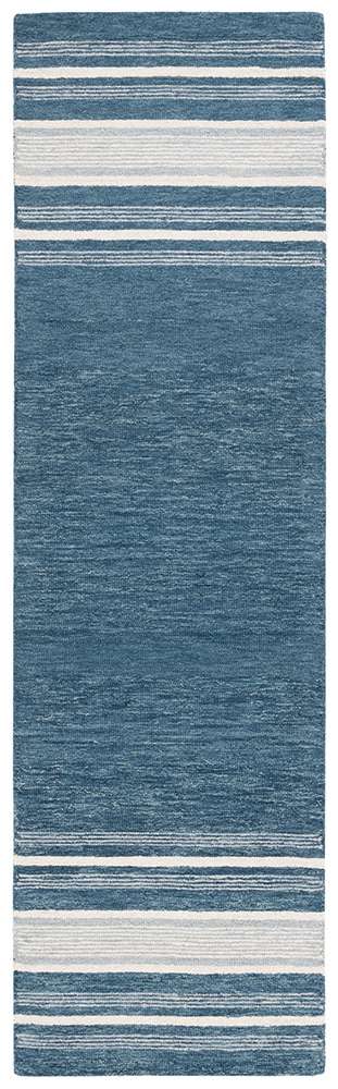 Lauren Ralph Lauren - Drift Stripe Rug - 2-3in X 8 - Blue / Ivory veiw 1