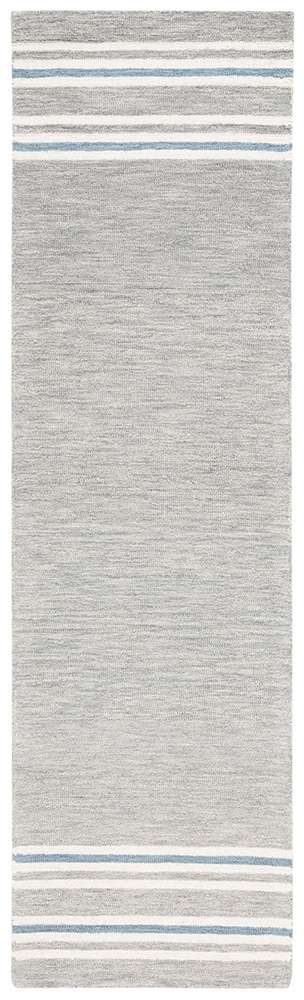 Lauren Ralph Lauren - Drift Stripe Rug - 2-3in X 8 - Grey / Blue veiw 1