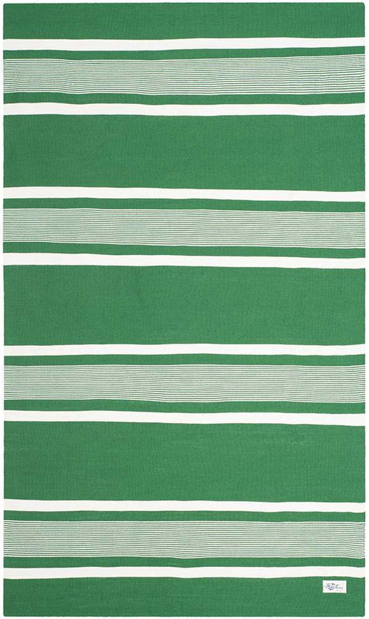 Lauren Ralph Lauren - Hanover Stripe Rug - 5 X 8 - Green veiw 1