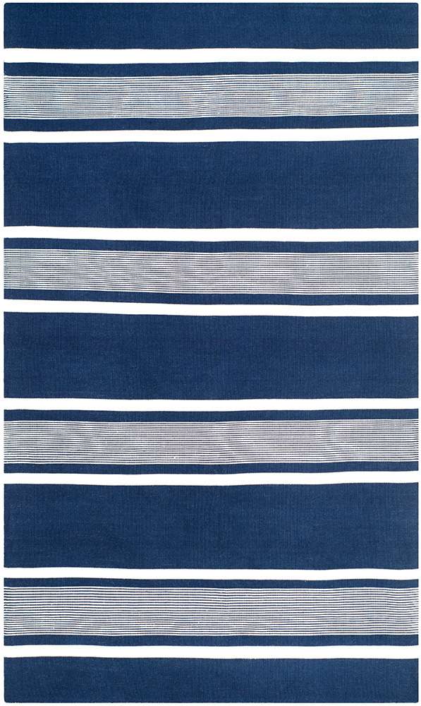 Lauren Ralph Lauren - Hanover Stripe Rug - 5 X 8 - Navy veiw 1