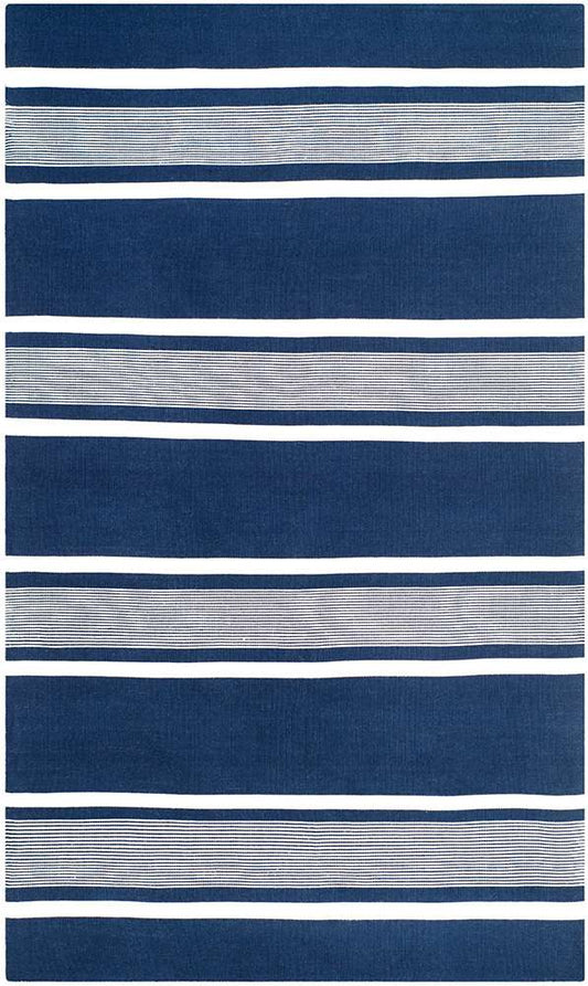 Lauren Ralph Lauren - Hanover Stripe Rug - 5 X 8 - Navy veiw 1