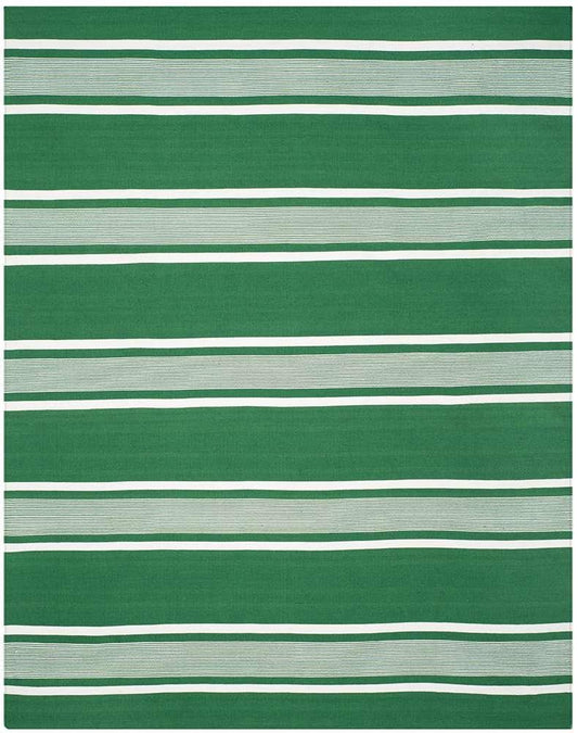 Lauren Ralph Lauren - Hanover Stripe Rug - 8 X 10 - Green veiw 1