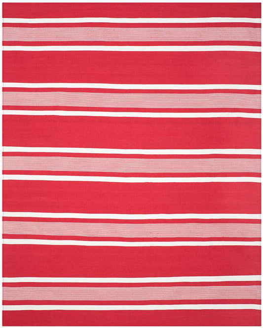 Lauren Ralph Lauren - Hanover Stripe Rug - 8 X 10 - Red veiw 1