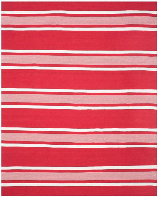 Lauren Ralph Lauren - Hanover Stripe Rug - 9 X 12 - Red veiw 1
