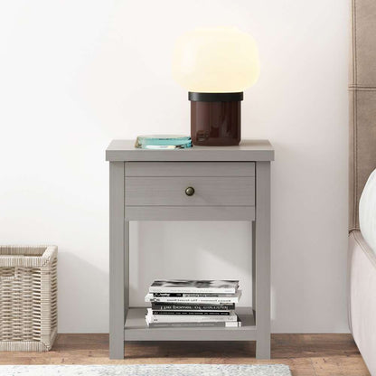Living Essentials by Hillsdale - Harmony Wood Accent Table, Gray - 5269-880 veiw 3