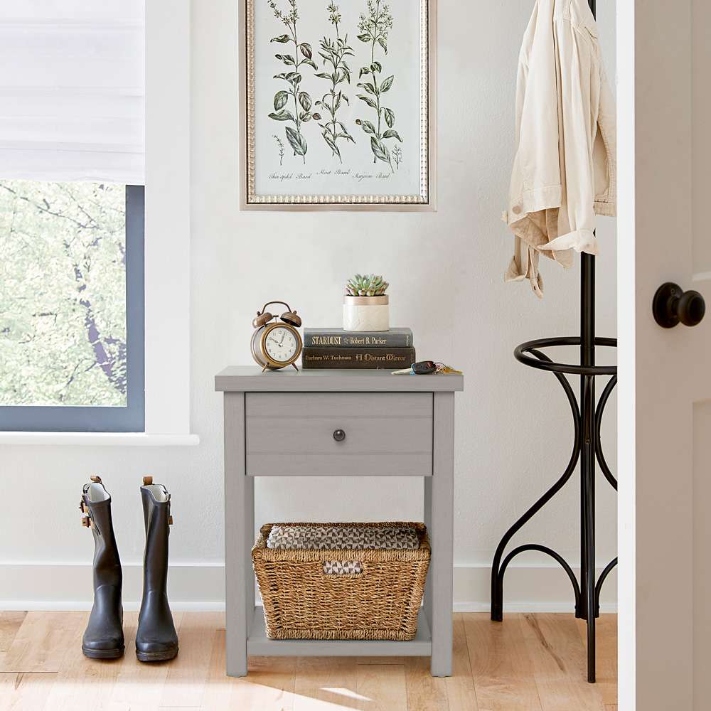 Living Essentials by Hillsdale - Harmony Wood Accent Table, Gray - 5269-880 veiw 4