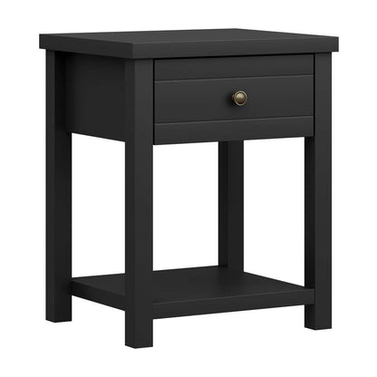 Living Essentials by Hillsdale - Harmony Wood Accent Table, Matte Black - 5402-880 veiw 1