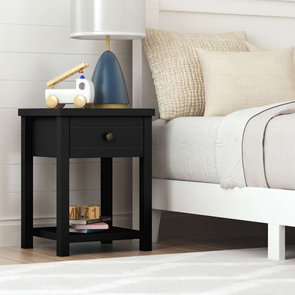 Living Essentials by Hillsdale - Harmony Wood Accent Table, Matte Black - 5402-880 veiw 5