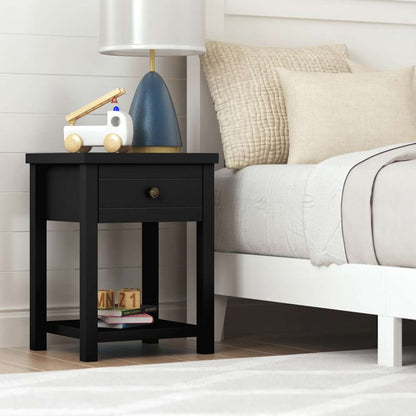Living Essentials by Hillsdale - Harmony Wood Accent Table, Matte Black - 5402-880 veiw 5
