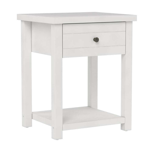 Living Essentials by Hillsdale - Harmony Wood Accent Table, Matte White - 5271-880 veiw 1