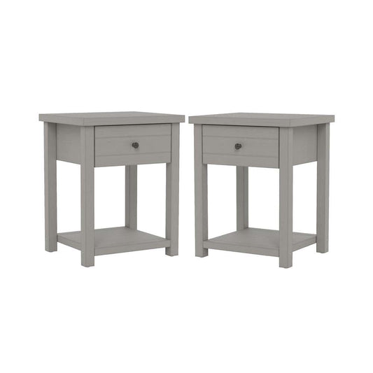 Living Essentials by Hillsdale - Harmony Wood Accent Table, Set of 2, Gray - 5269OCC2 veiw 1