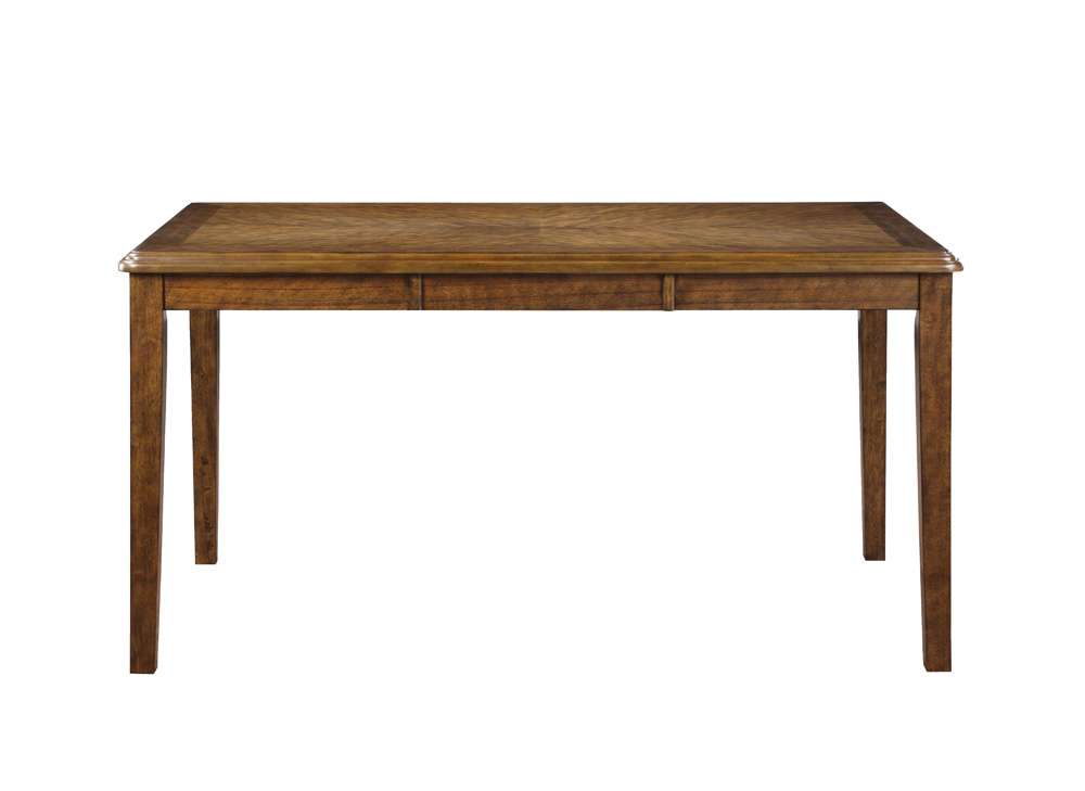New Classic Furniture - 5-Piece Wood Rectangle Dining Set, 1 Table And 4 Chairs, 60 Inch, Brown - D1701-160-BRN veiw 4