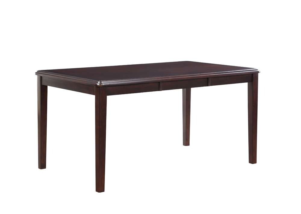 New Classic Furniture - Gia 5-Piece Wood Rectangle Dining Set, 1 Table And 4 Chairs, 60 Inch, Ebony - D1701-160-EBY veiw 3