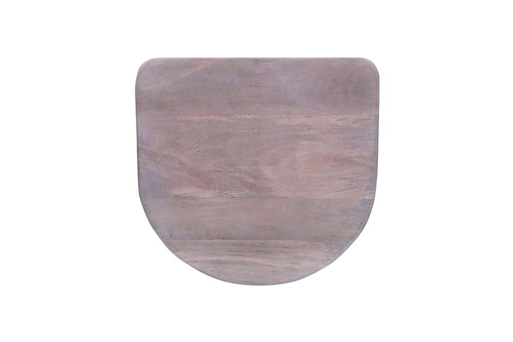 Porter Designs - Clement Solid Wood 24in Bar Stool, White - 07-196-10-2096 veiw 4