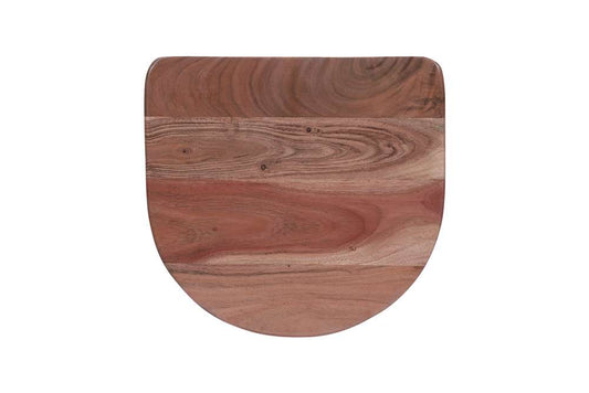 Porter Designs - Clement Solid Sheesham Wood 30in Bar Stool, Gray - 07-196-11-2098 veiw 2