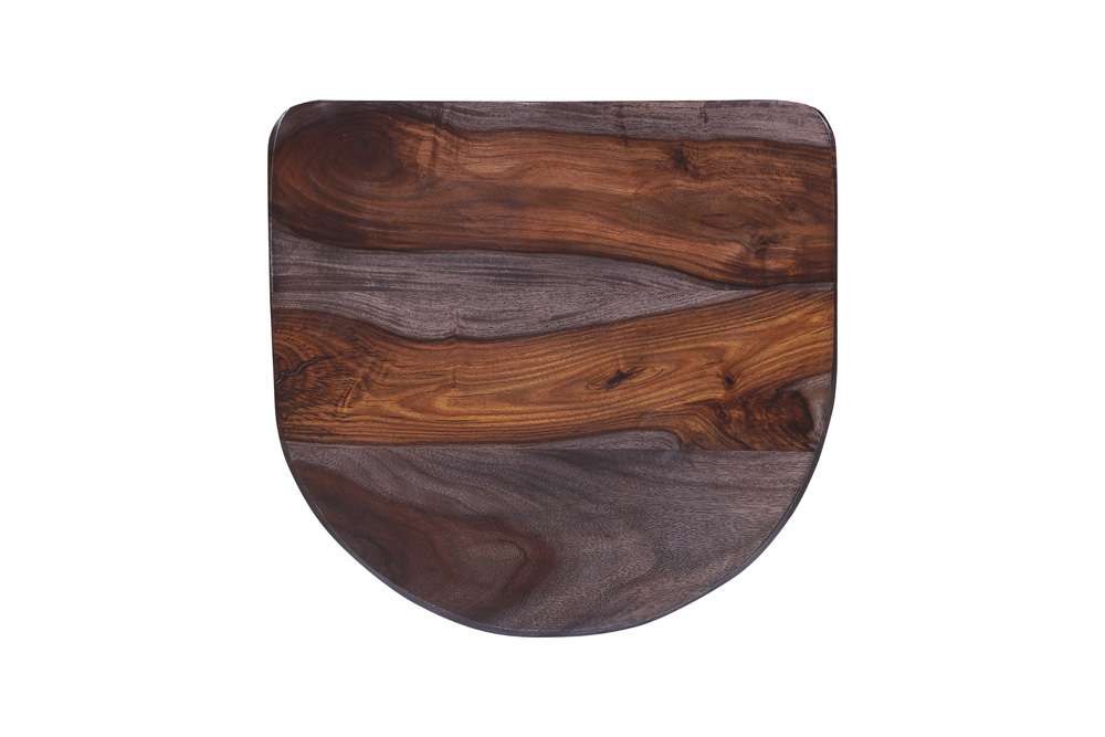 Porter Designs - Clement Solid Sheesham Wood 30in Bar Stool, Gray - 07-196-11-2098 veiw 5