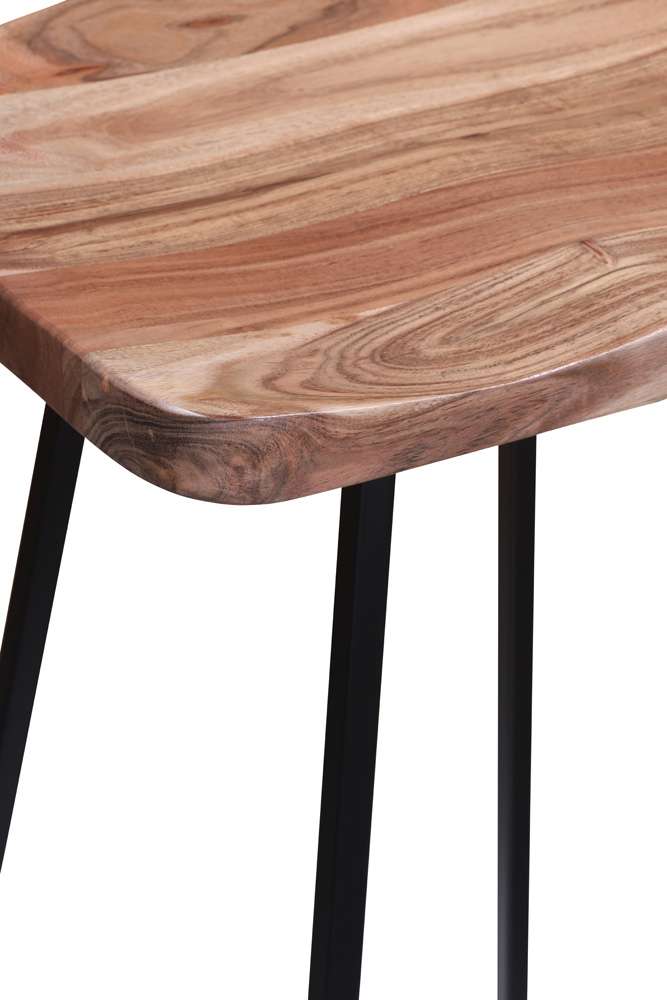 Porter Designs - Clement Solid Acacia Wood 30in Bar Stool, Natural - 07-196-11-2097 veiw 5