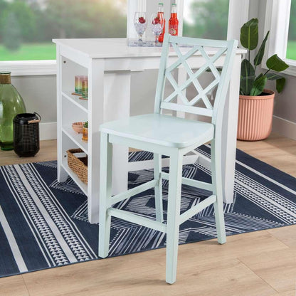 Powell Company - Mayfair Counter Stool, Mint Green - D1015LD23CSMNT veiw 6