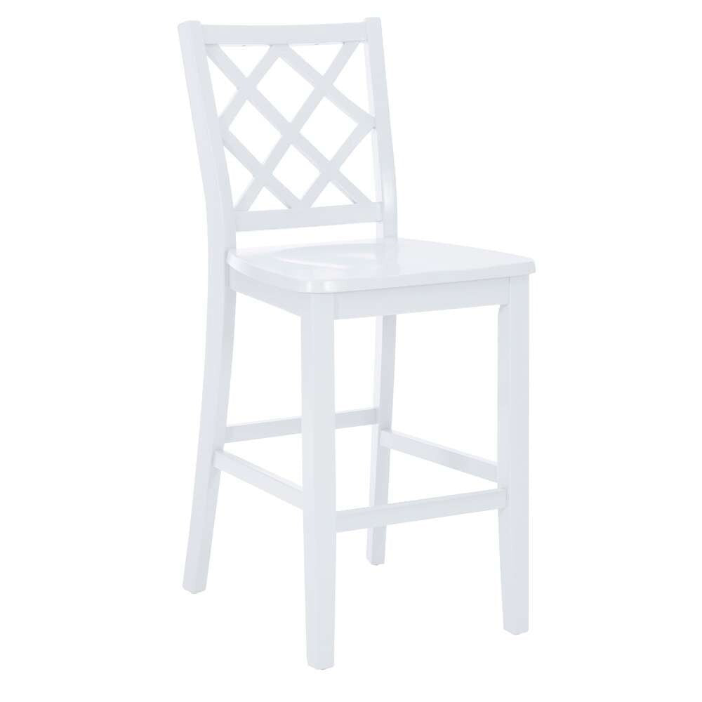 Powell Company - Mayfair Counter Stool, White - D1015LD23CSW veiw 1