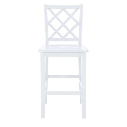 Powell Company - Mayfair Counter Stool, White - D1015LD23CSW veiw 2