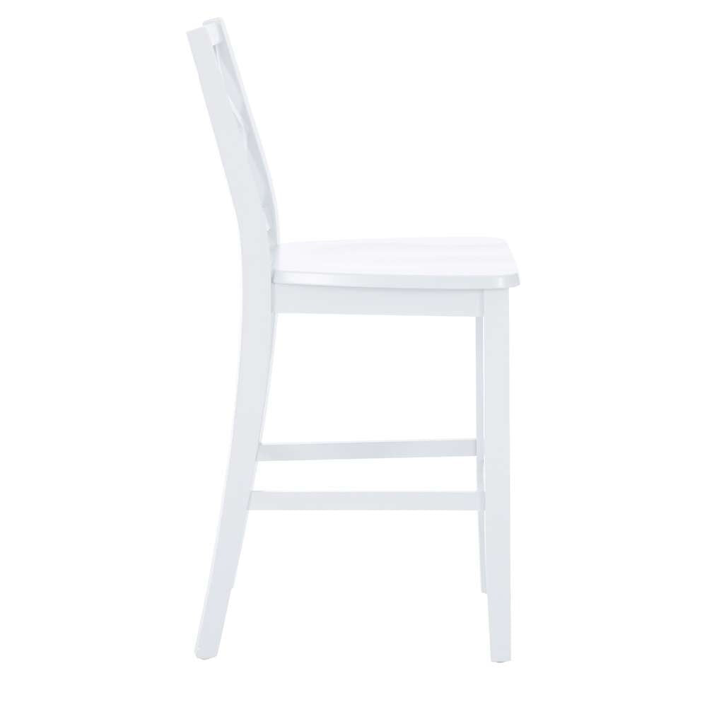 Powell Company - Mayfair Counter Stool, White - D1015LD23CSW veiw 3