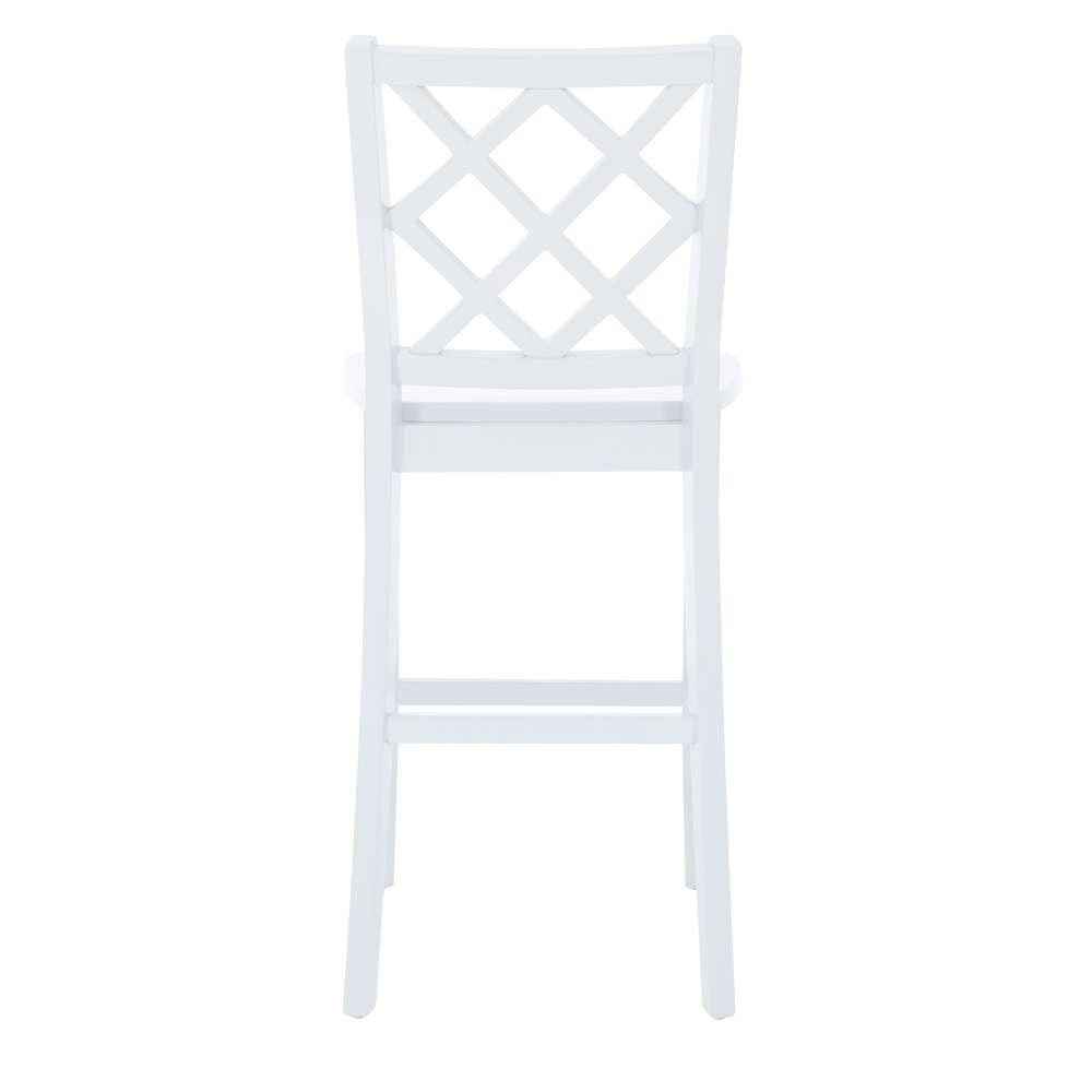 Powell Company - Mayfair Counter Stool, White - D1015LD23CSW veiw 5