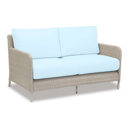 Sunset West - Manhattan Loveseat in Canvas Skyline w/ Self Welt - SW3301-22-14091_CLOSEOUT veiw 1