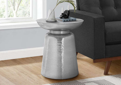 Monarch Specialties - Accent Table, Drum, Side, End, Nightstand, Lamp, Living Room, Bedroom, Chrome Metal, Contemporary, Modern - I 3916 veiw 5