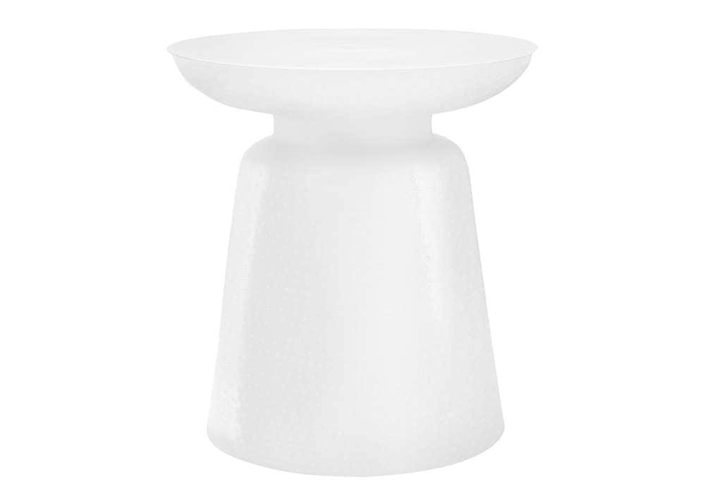 Monarch Specialties - Accent Table, Drum, Side, End, Nightstand, Lamp, Living Room, Bedroom, White Metal, Contemporary, Modern - I 3917 veiw 1