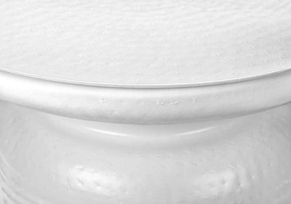 Monarch Specialties - Accent Table, Drum, Side, End, Nightstand, Lamp, Living Room, Bedroom, White Metal, Contemporary, Modern - I 3917 veiw 2