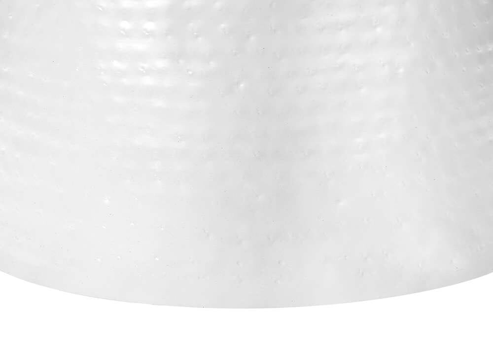 Monarch Specialties - Accent Table, Drum, Side, End, Nightstand, Lamp, Living Room, Bedroom, White Metal, Contemporary, Modern - I 3917 veiw 3