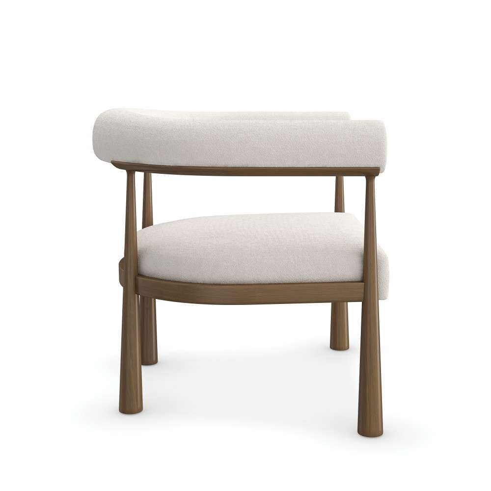 Caracole - Modern Resort Bali Chair, White and Brown - M150-023-131-B veiw 2
