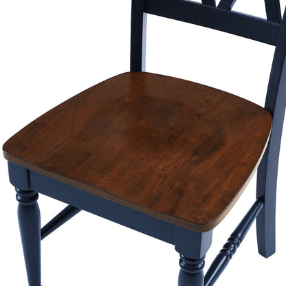 Crosley Furniture - Shelby 4-Piece Dining Chair Set Navy - 4 Chairs - KF20031NV veiw 7