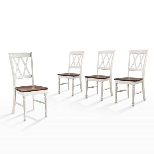 Crosley Furniture - Shelby 4-Piece Dining Chair Set Distressed White - 4 Chairs - KF20031WH veiw 1