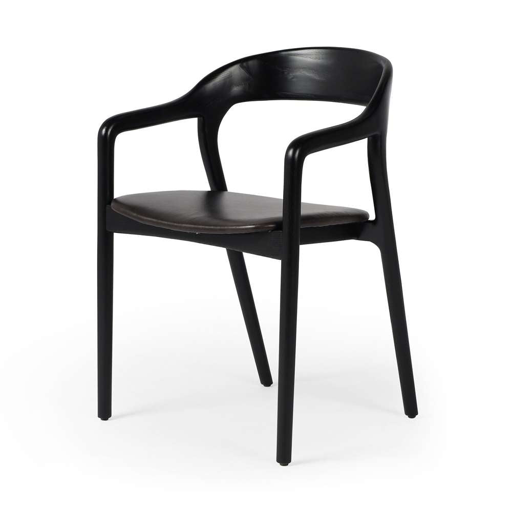 Four Hands - Amare Dining Armchair - Sonoma Black - 236452-002 veiw 1