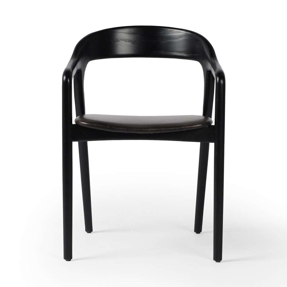Four Hands - Amare Dining Armchair - Sonoma Black - 236452-002 veiw 3