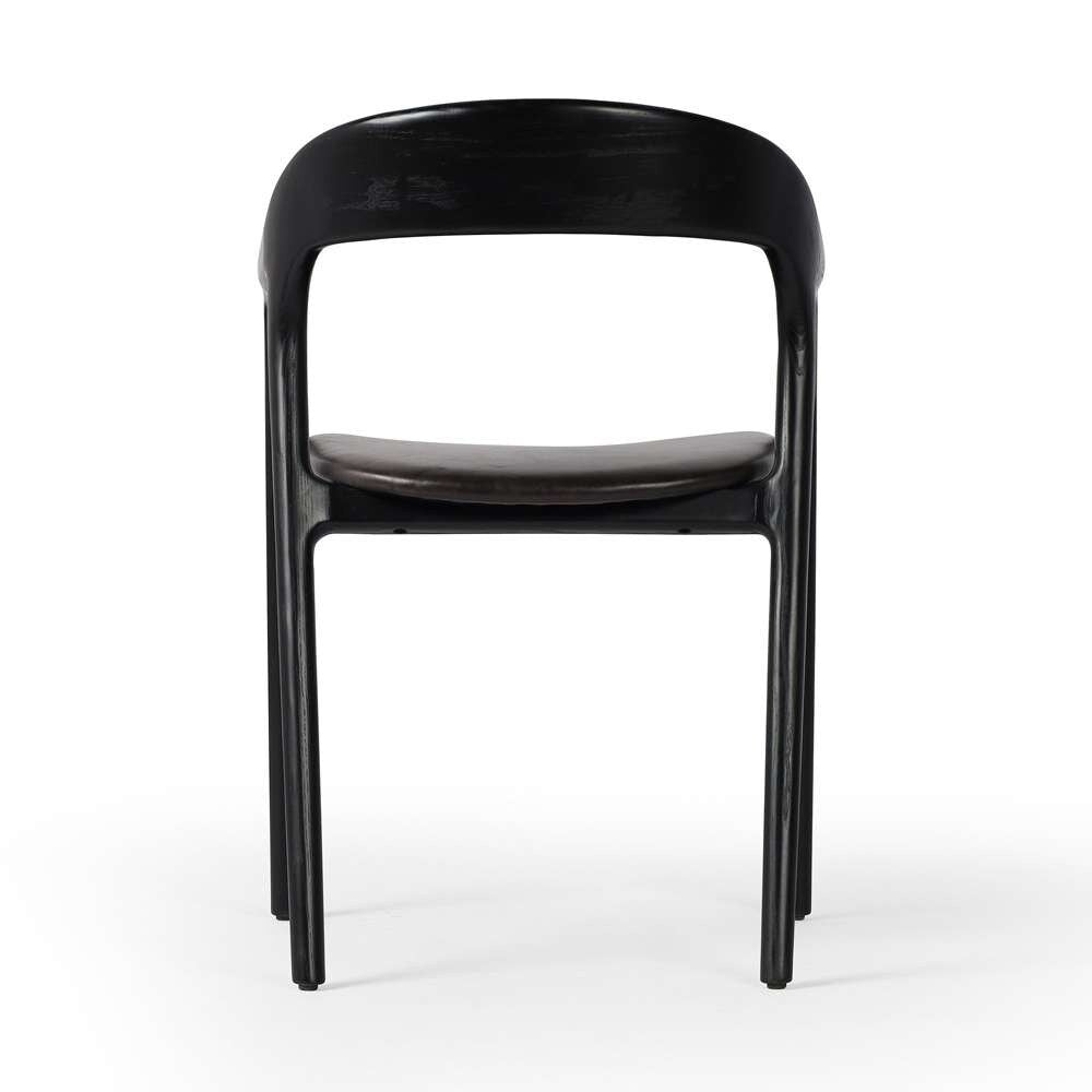 Four Hands - Amare Dining Armchair - Sonoma Black - 236452-002 veiw 4