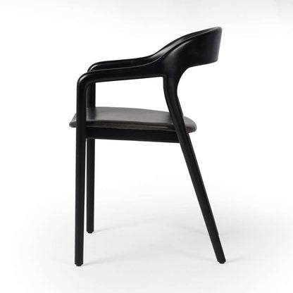 Four Hands - Amare Dining Armchair - Sonoma Black - 236452-002 veiw 6