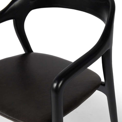 Four Hands - Amare Dining Armchair - Sonoma Black - 236452-002 veiw 9
