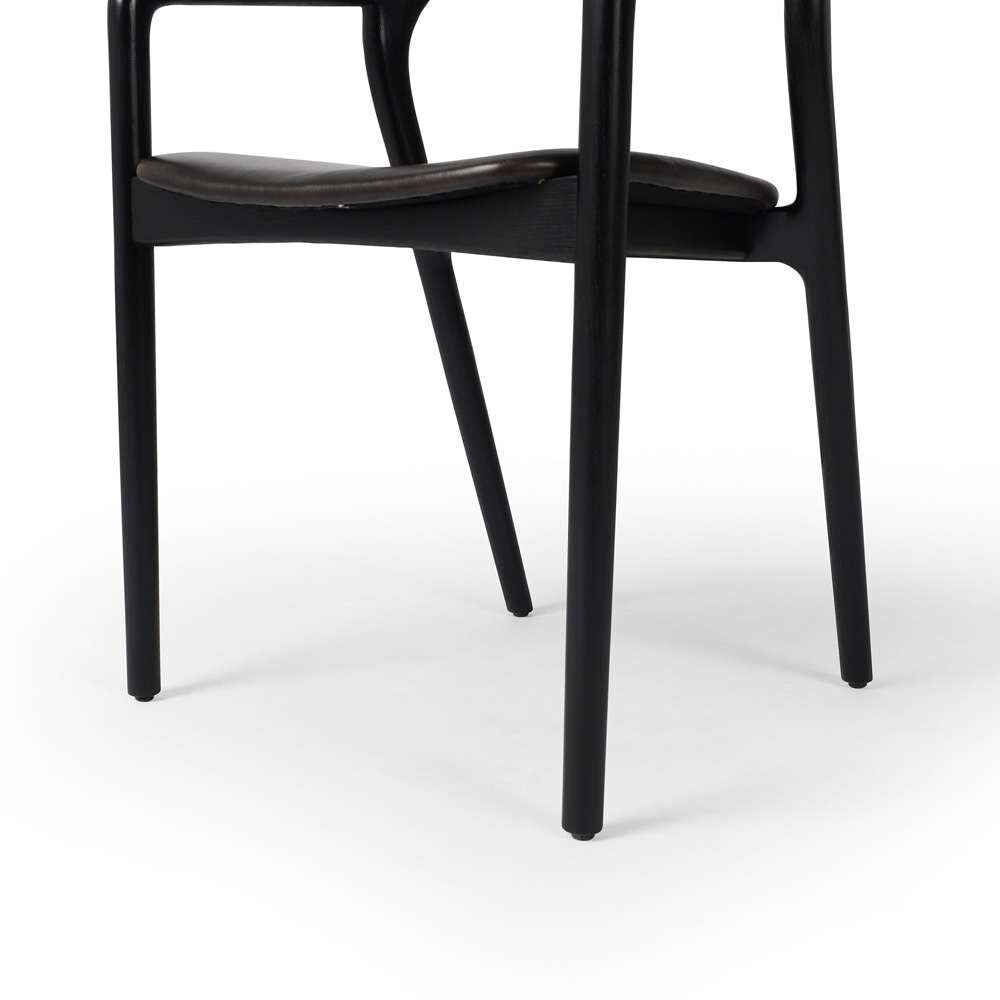 Four Hands - Amare Dining Armchair - Sonoma Black - 236452-002 veiw 11