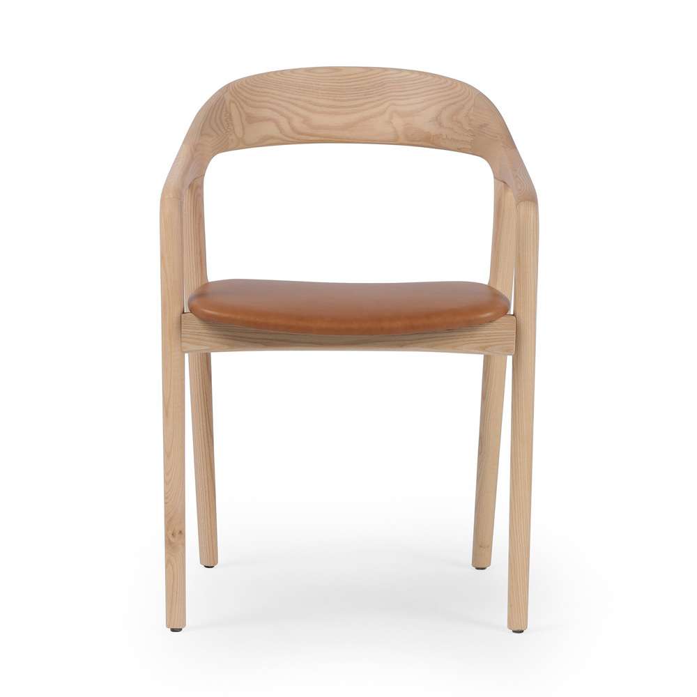 Four Hands - Amare Dining Armchair - Sonoma Butterscotch - 236452-001 veiw 2