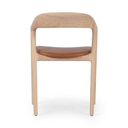 Four Hands - Amare Dining Armchair - Sonoma Butterscotch - 236452-001 veiw 3